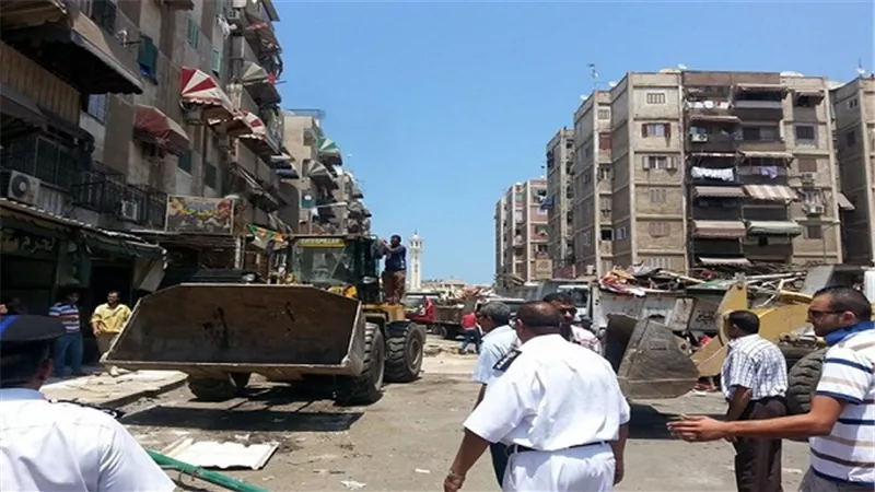 تنفيذ 1225 إزالة إدارية وضبط 226 بائعًا متجولًا بالقاهرة
