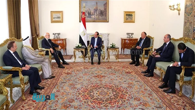  السيسي يستقبل وزير خارجية العراق ورئيس ديوان الوقف السُني