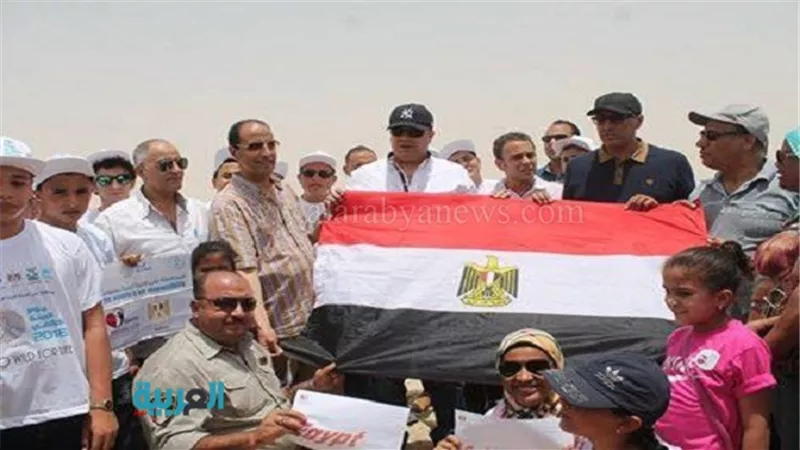 محافظ الفيوم يعطي إشارة البدء للاحتفال بيوم البيئة العالمي