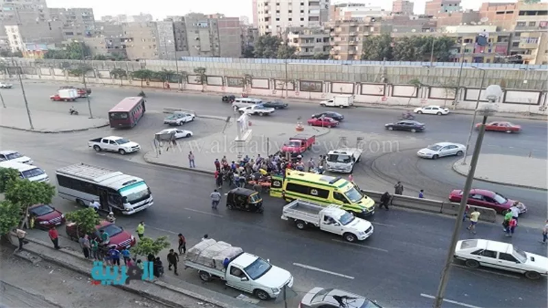 بالصور.. إصابة أميني شرطة في حادث تصادم بشبرا الخيمة