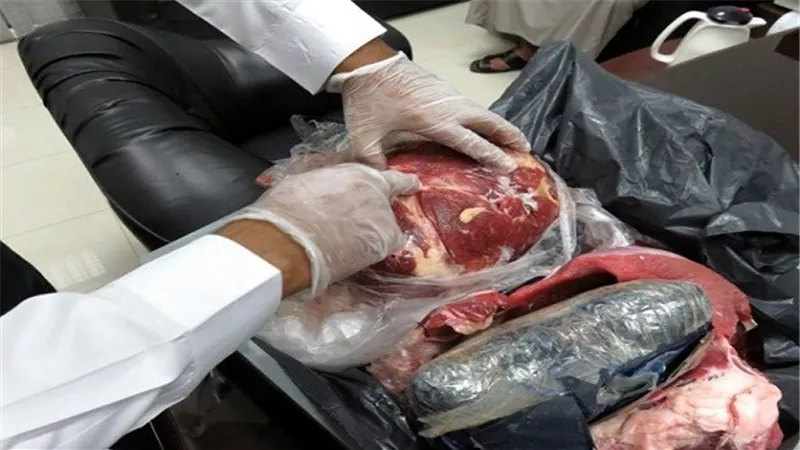 الجمرك السعودي يضبط لحومًا محشوة بـ