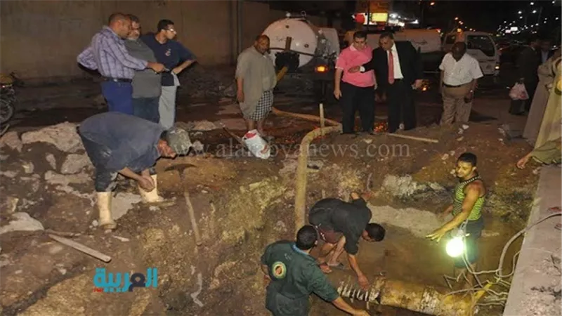 بالصور.. محافظ الجيزة: حل عاجل لطفوحات الصرف بـ12 شارع بالعمرانية