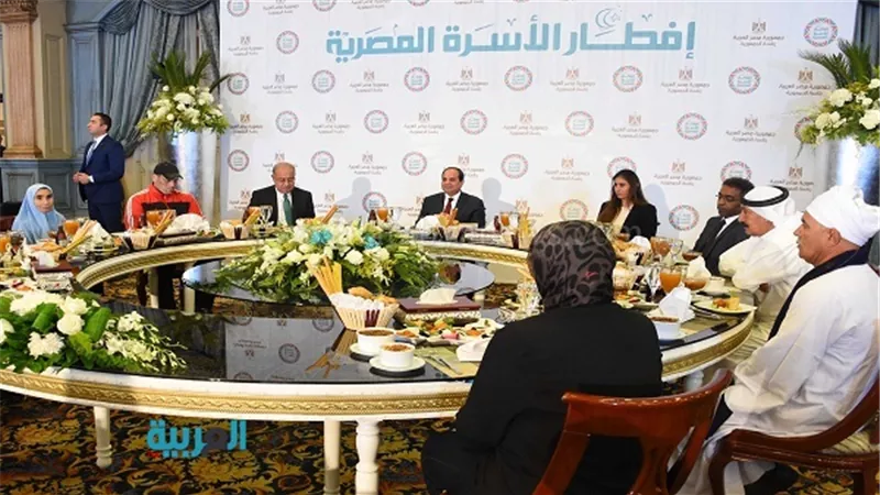 السيسي يشهد إفطار 