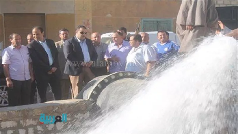 توصيل مياه الشرب لقريتي أبوجليل والجوابيص بإطسا
