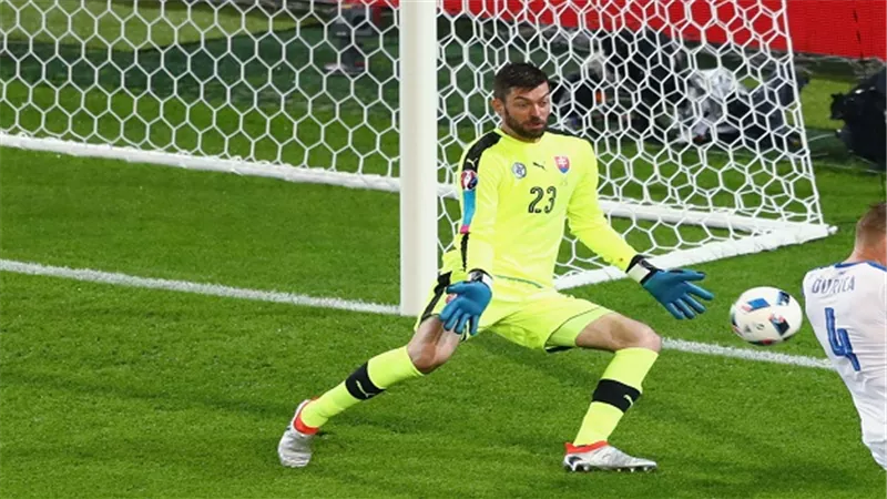 حارس سلوفاكيا أفضل لاعب في لقاء إنجلترا