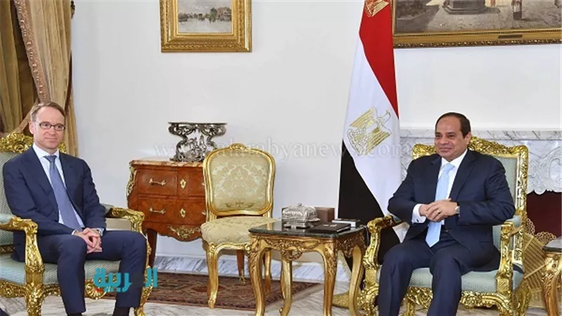 السيسي يستقبل رئيس البنك الاتحادي الألماني