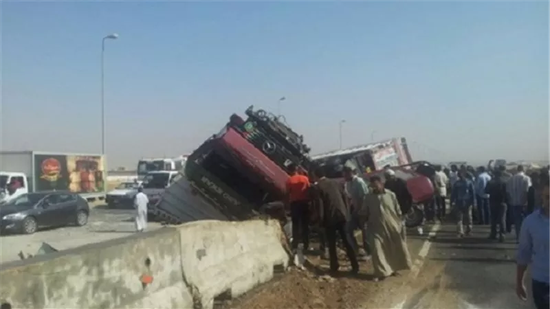 توقف الحركة المرورية بطريق 