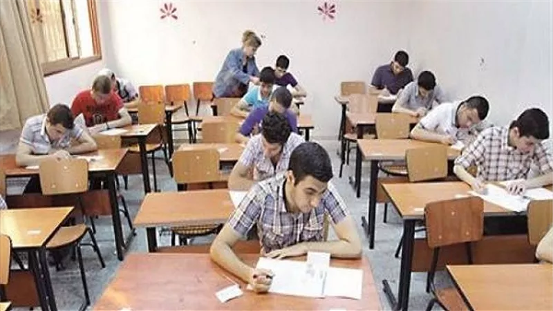 بالصور.. تسريب امتحان 