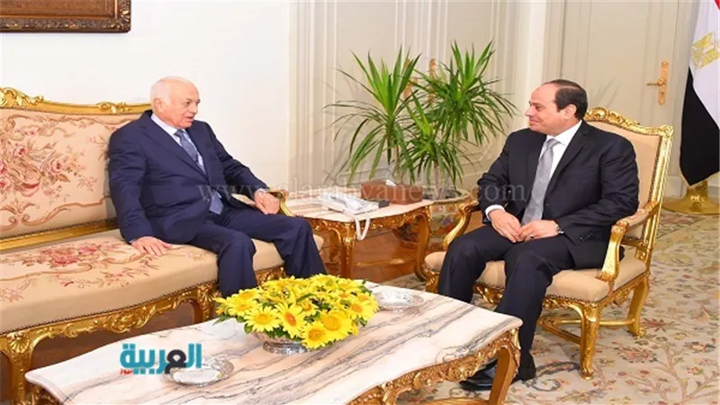 السيسي يستقبل نبيل العربي بمناسبة اختتام مهام عمله