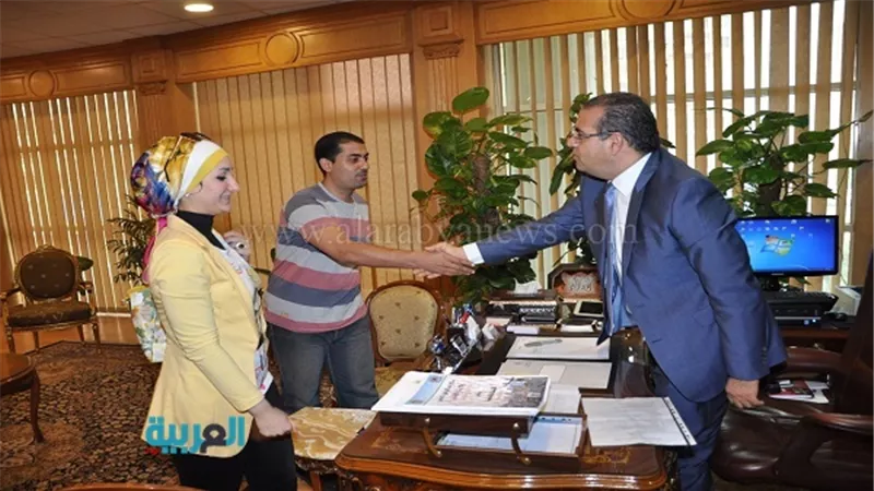 رئيس جامعة المنصورة يستقبل الحاصلين على منحة دراسية بأمريكا