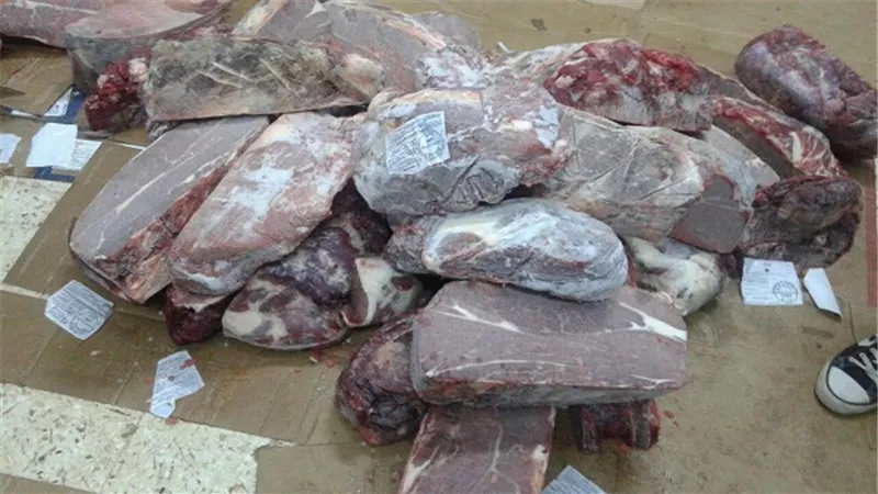 ضبط 27 طن لحوم فاسدة بالجيزة 