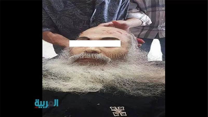 أول صور لكاهن كنيسة مار جرجس بالعريش بعد اغتياله