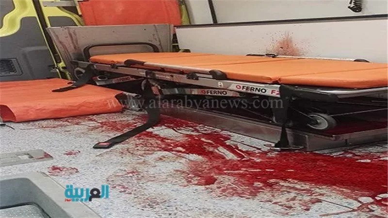 ننشر صور الهجوم الإرهابي على سيارة الإسعاف بشمال سيناء