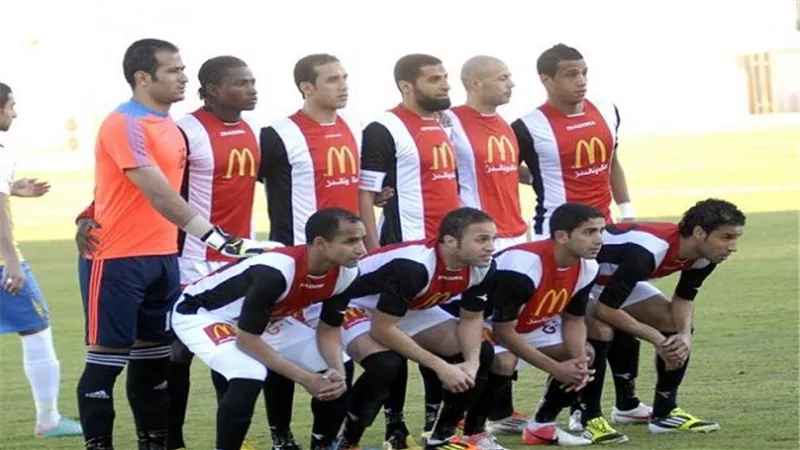 انتهاء الشوط الأول من مباراة المصري وطلائع الجيش بالتعادل السلبي