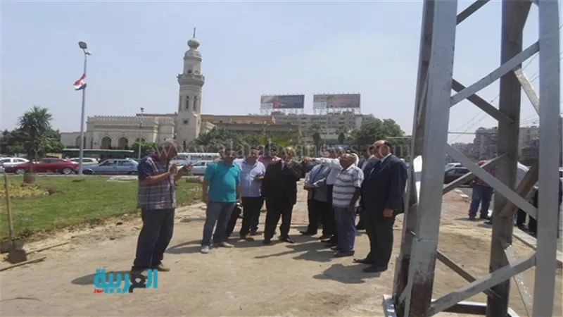 بالصور.. تطوير ميدان المحكمة 