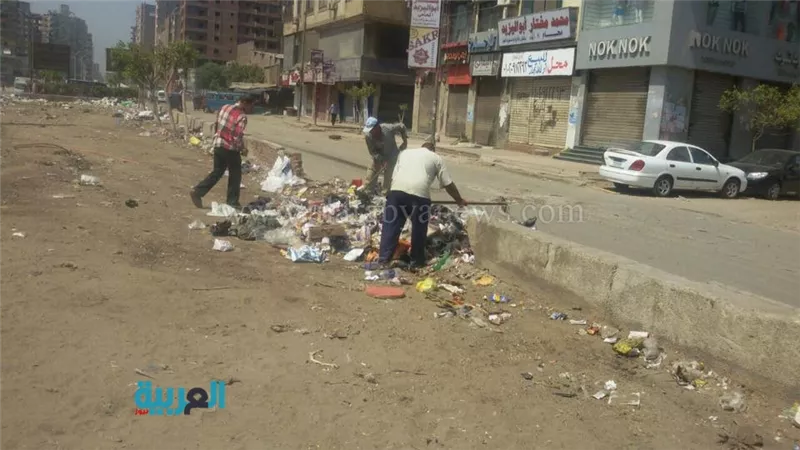بالصور.. حملة نظافة بحي شبرا الخيمة أول