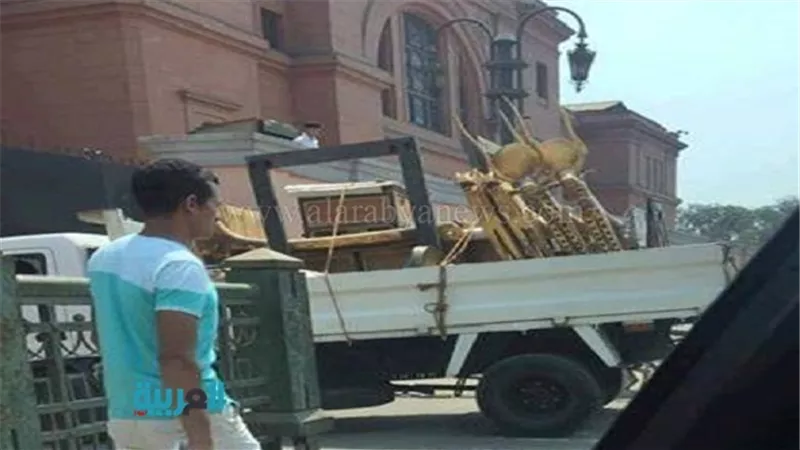 إدارة المتحف المصري توضح حقيقة نقل الآثار في سيارة نقل 