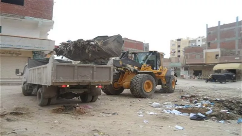 نائب محافظ الجيزة للمراكز: رفع 338 طن قمامة ومخلفات بالبدرشين