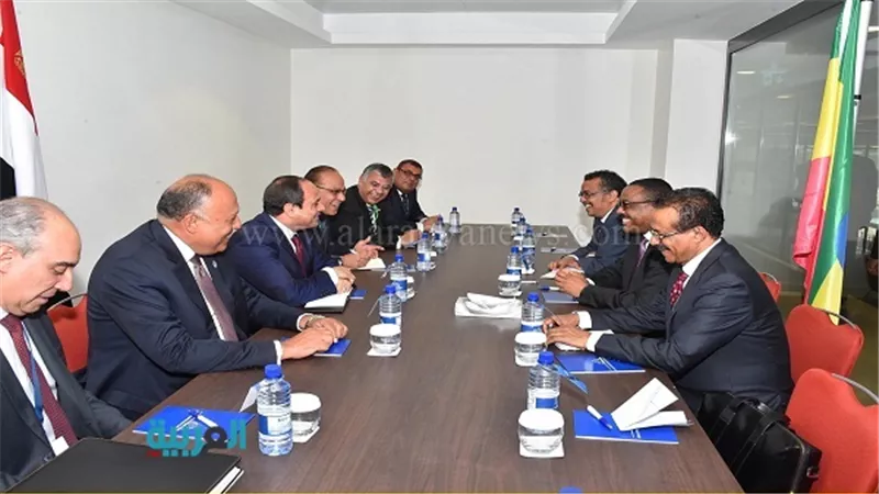 السيسي يؤكد على تطوير العلاقات المصرية الإثيوبية على المستوى الشعبي