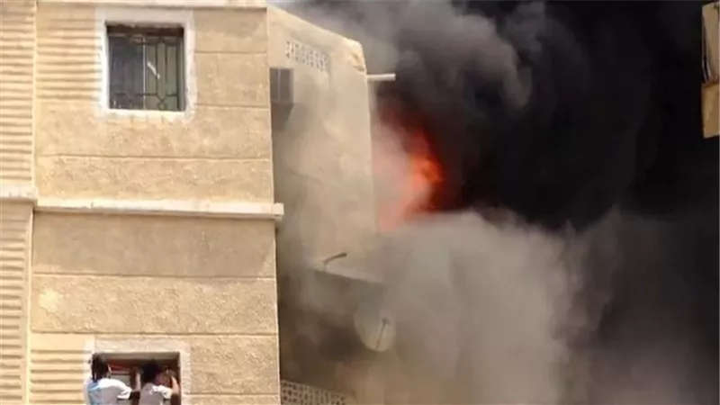 السيطرة على حريق بشقة في كرداسة