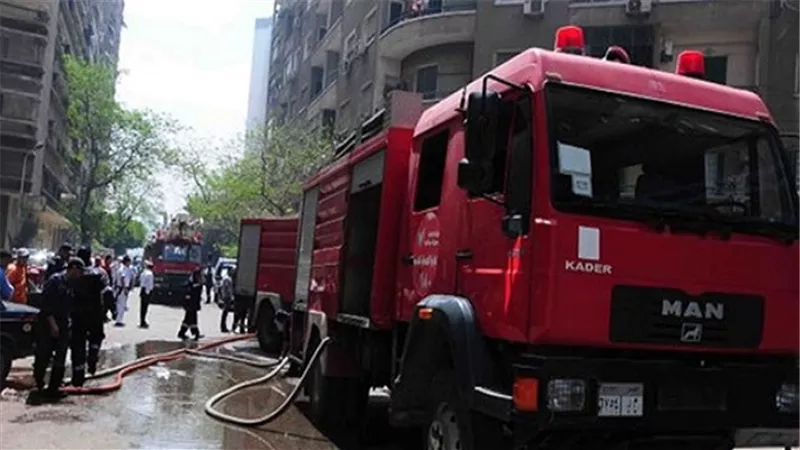نشوب حريق هائل بأحد المطاعم في شارع سوريا