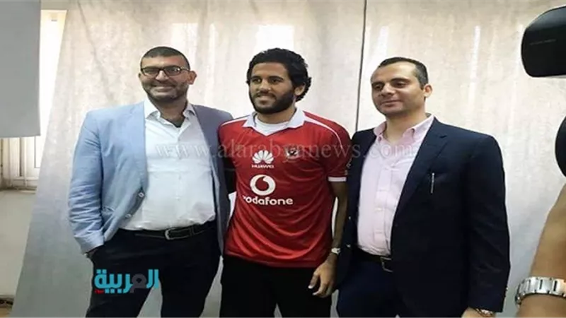 الصور الأولى لمروان محسن بقميص الأهلي