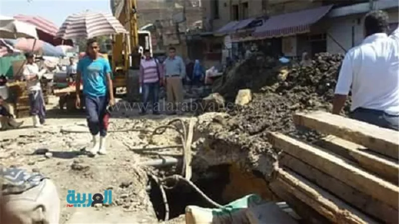 بالصور.. بدء العمل بالمرحلة الثانية لمشروع الصرف الصحي ببولاق الدكرور 
