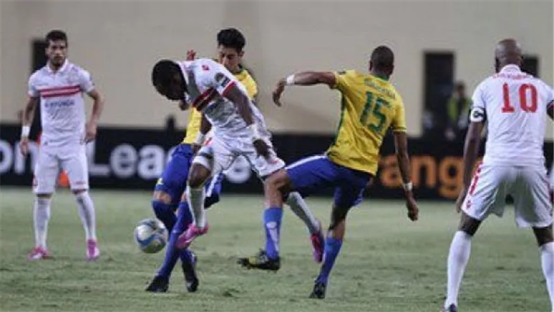 تعادل سلبي بين الزمالك وصن داونز في الشوط الأول