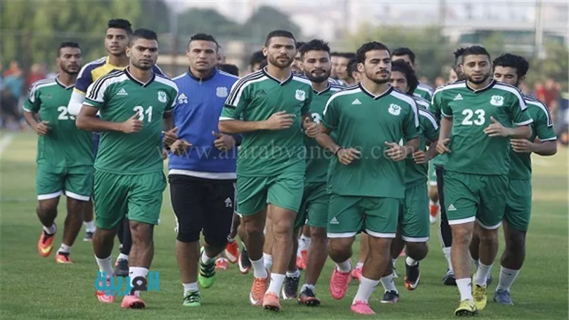 المصري يخوض مرانه الثاني استعدادًا للموسم الجديد
