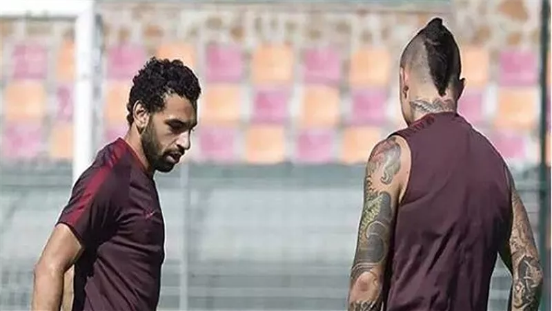 بالصور.. محمد صلاح يشارك في تدريبات روما