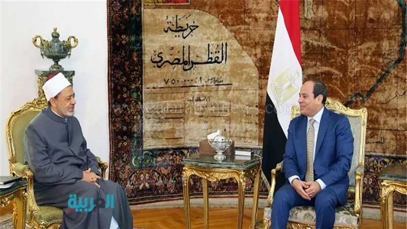 السيسي يبحث مع شيخ الأزهر جهود مواجهة الفكر الإرهابي