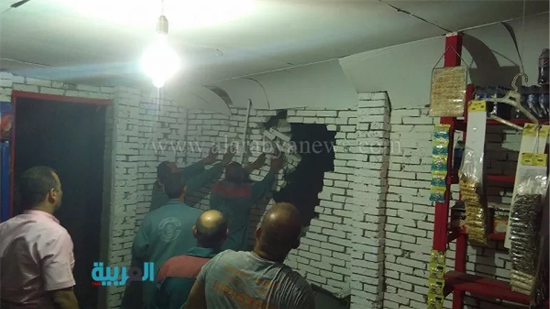 بالصور.. إزالة التعديات من أمام 