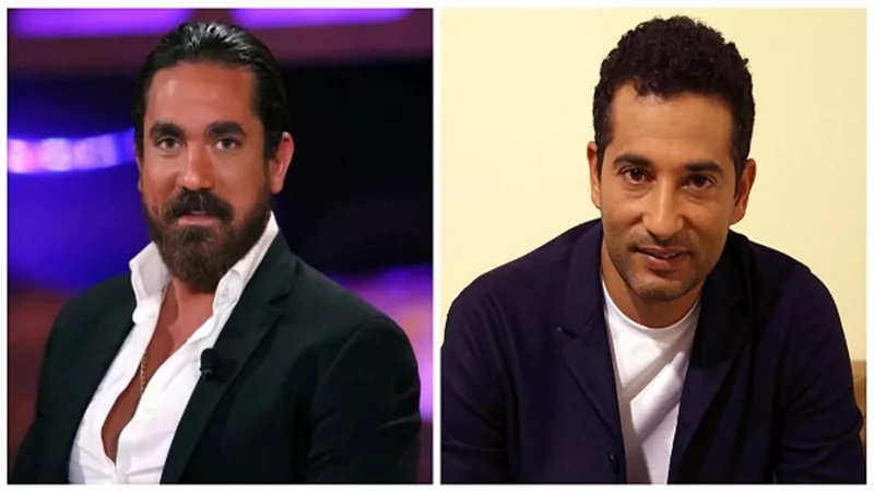 عمرو سعد وأمير كرارة يستعرضان عضلاتهما في 