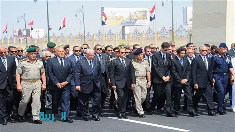 الرئيس يتقدم جنازة أحمد زويل