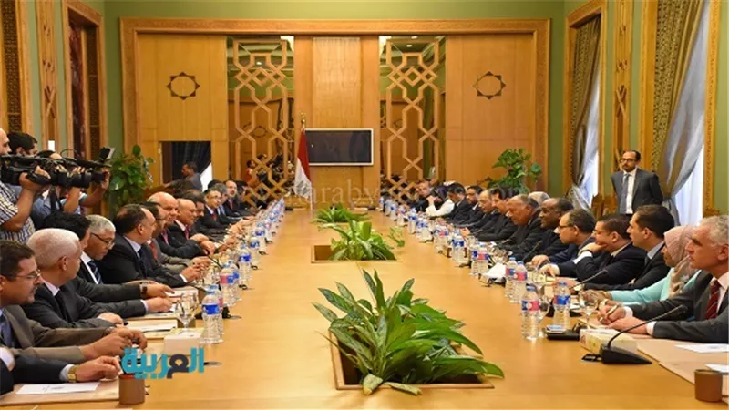 وزير الخارجية يلتقي وفد مجلس النواب الليبي
