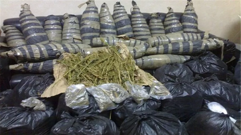 ضبط مخزن بانجو بمنطقة وادي جديع في مدينة نويبع