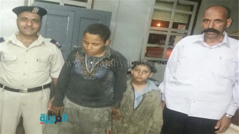 بالصور.. العثور على طفلين مفقودين أحدهما كفيف بالمنيا