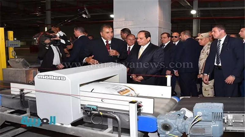 السيسي يفتتح مجمع البتروكيماويات 