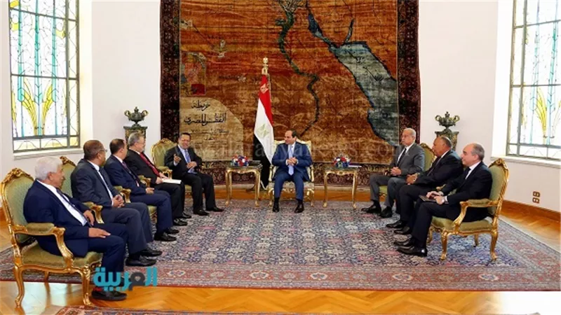تفاصيل لقاء السيسي برئيس وزراء اليمن
