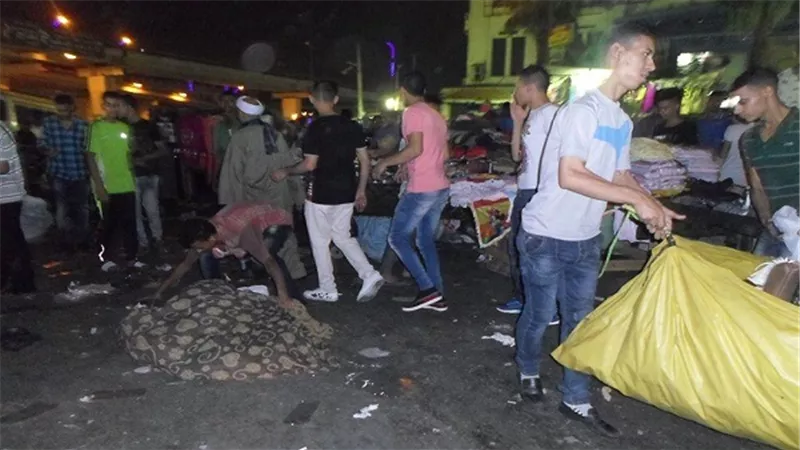 حملة لرفع الإشغالات بشوارع مدينة طنطا
