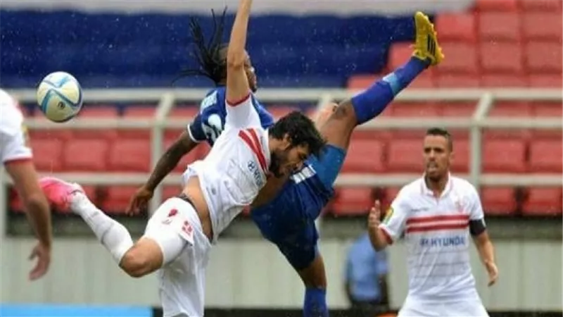 إنيمبا يجبر الزمالك على التعادل السلبي في الشوط الأول
