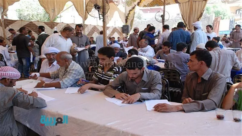 بالصور.. قافلة تنموية بعرب أبوساعد بالصف بالتعاون مع جامعة الأزهر 