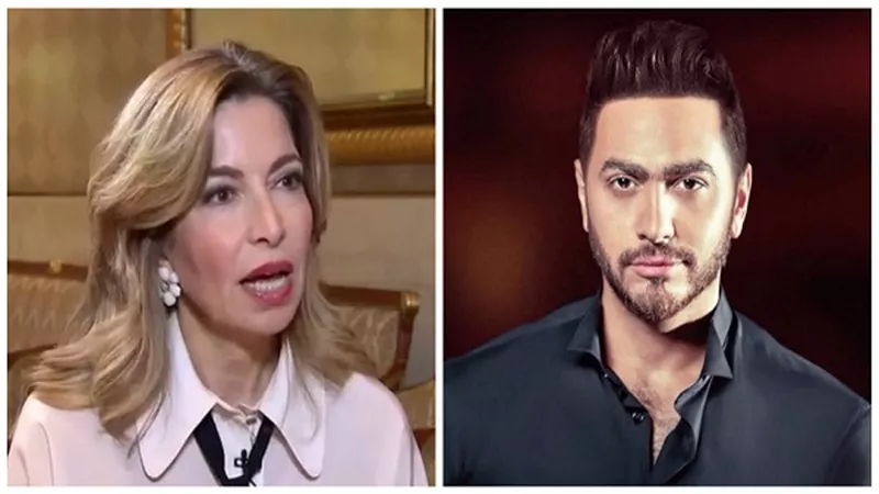 بالفيديو.. الأميرة غيداء تستقبل تامر حسني في 