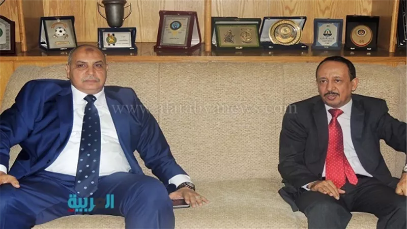  بالصور.. مدير أمن السويس يستقبل القنصل السعودي