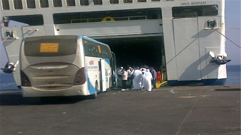 3307 عاملين بخدمة الحجاج يغادرون ميناء سفاجا