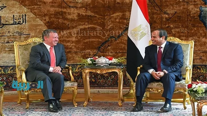السيسي يعقد جلسة مباحثات ثنائية مع ملك الأردن