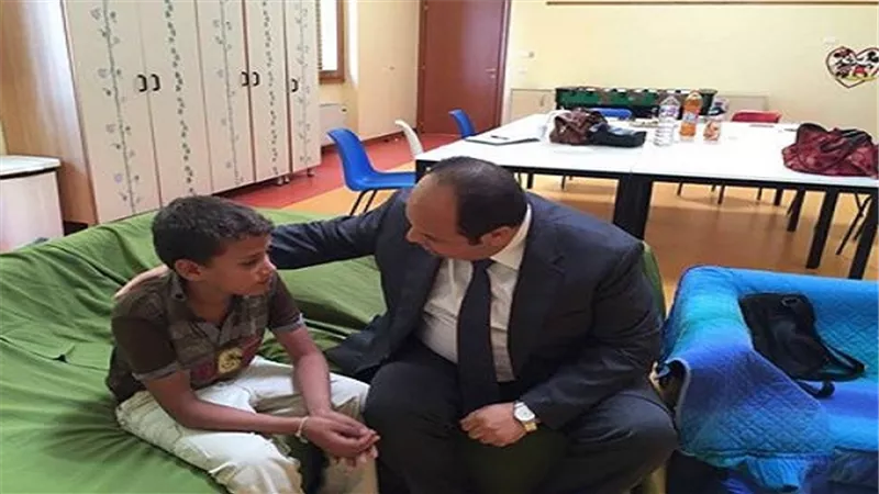 السفارة المصرية في روما تتابع حالة الطفل أحمد فؤاد