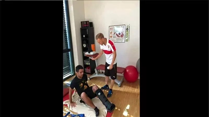محمد إبراهيم يبدأ التأهيل في ألمانيا