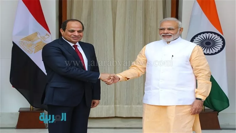 السيسي يبحث مع رئيس وزراء الهند تعزيز جهود مكافحة الإرهاب