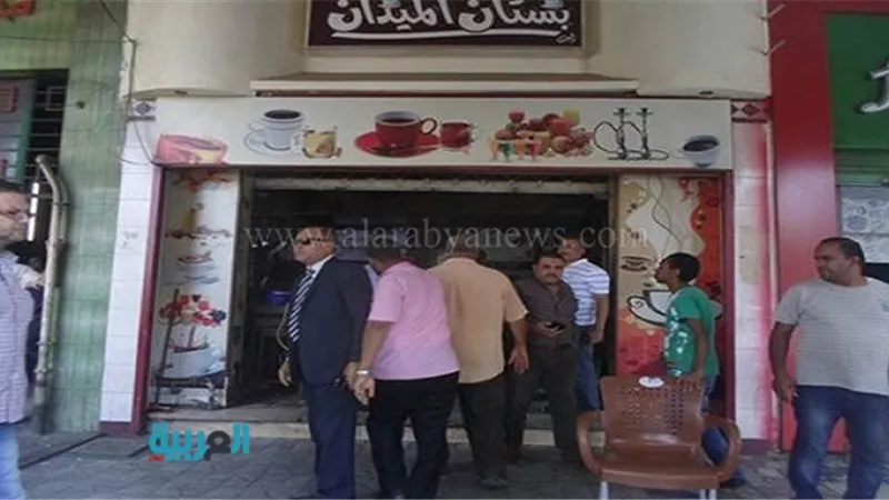 بالصور.. تشميع مقهى البستان بمصر الجديدة للمرة الثانية